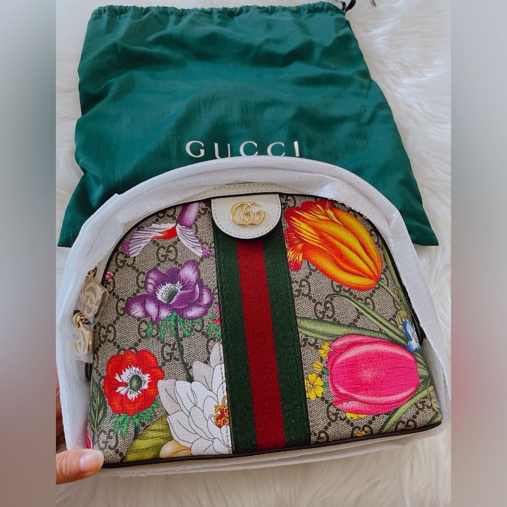 Gucci Ophidia floral crossbody bag
